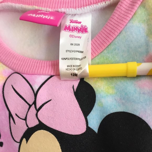 Disney Junior 'Minnie' 2 Piece Set Blouse/Pants (12 M) - Picture 16 of 16